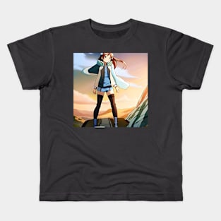 anime girls Kids T-Shirt